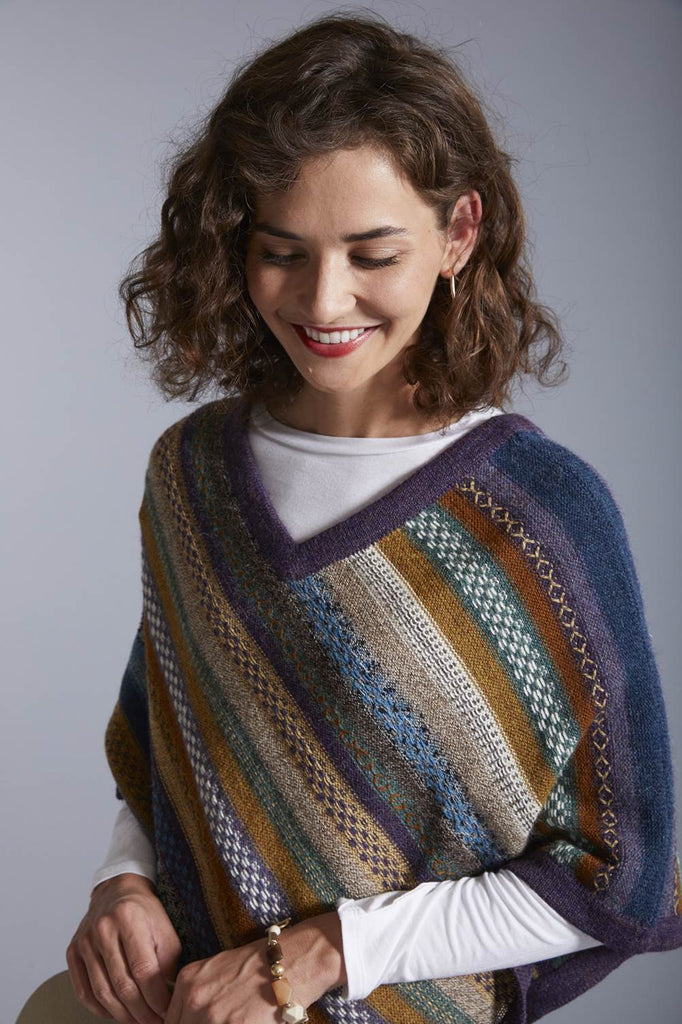 Carmen Ponchito 100% Alpaca Poncho - Women's Wool Poncho Sweater 