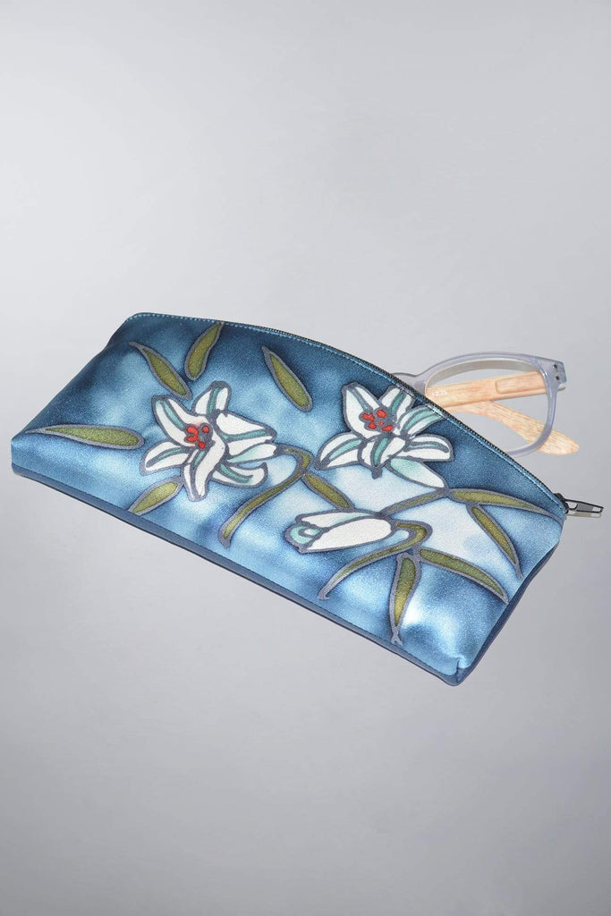Invisible World Womens Accessories Eyeglass Case Blue Lilly