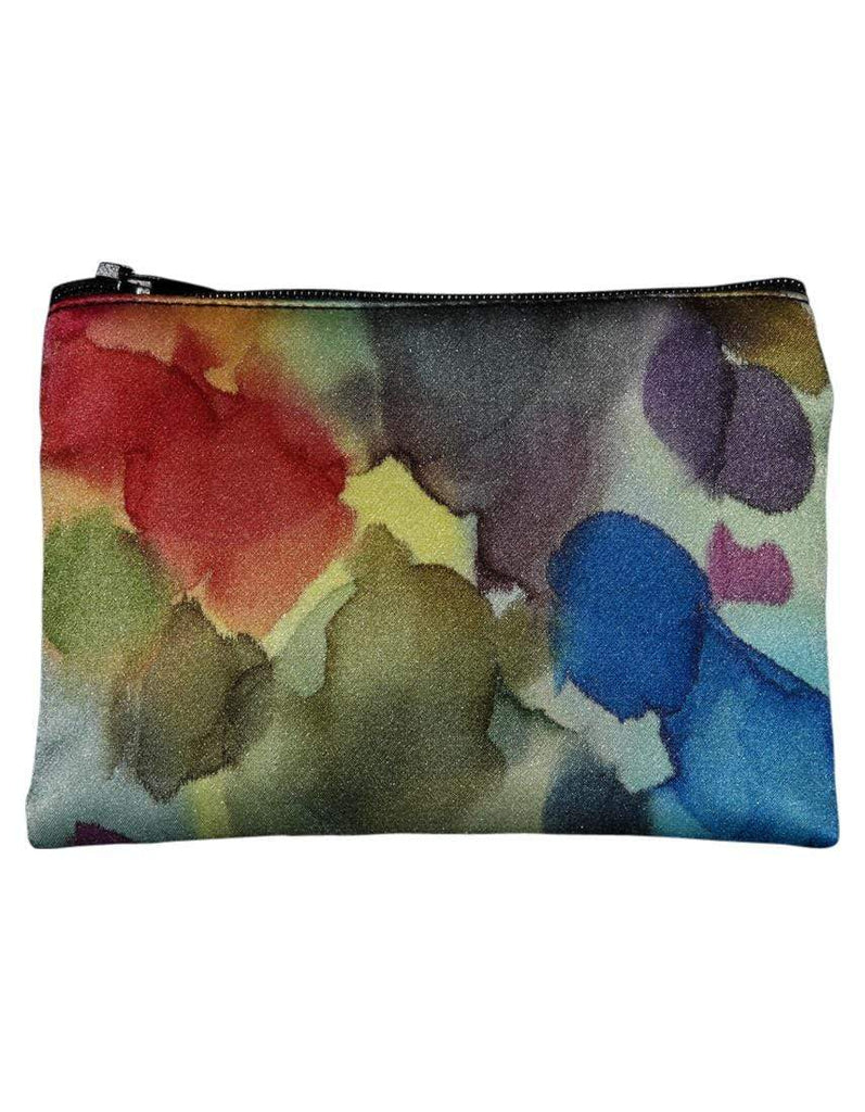 Invisible World Change Purse Hand-Painted Silk Change Purse - Watermark