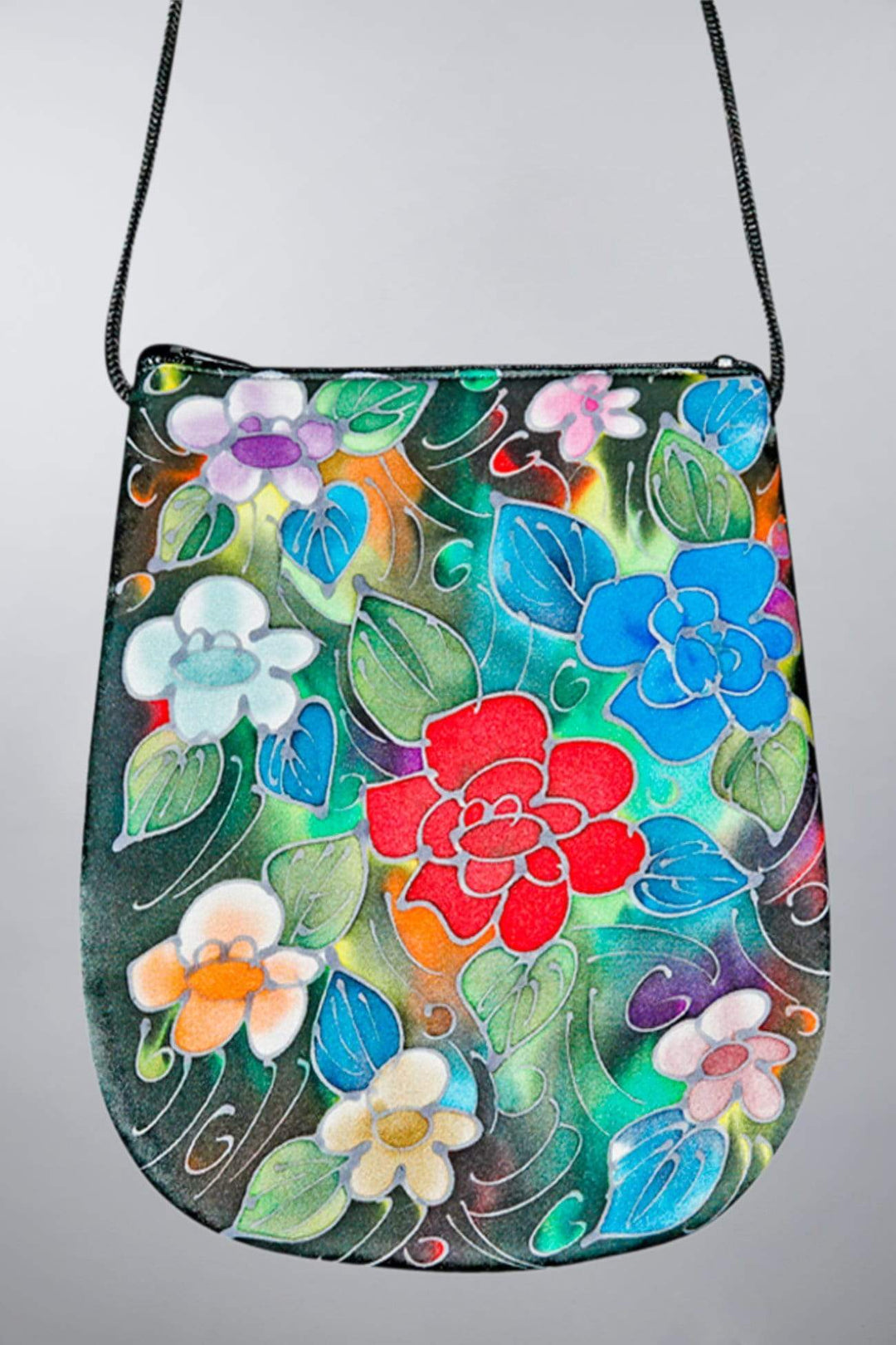 Hand Painted Silk Purse Perfume Bag - Suzy
