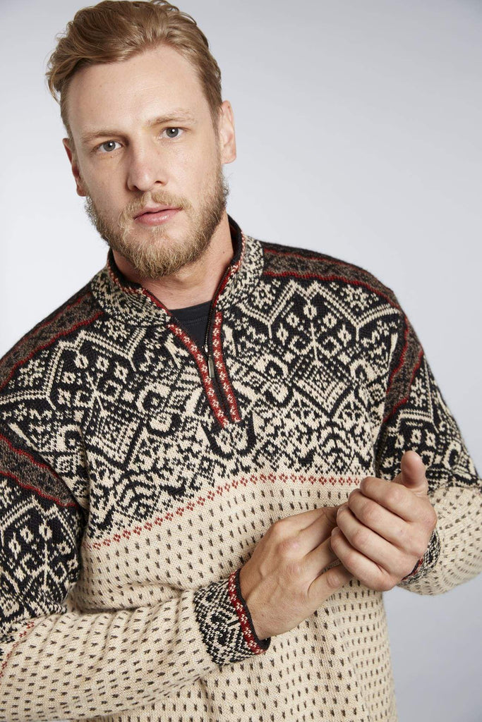 Max Men's Alpaca Nordic Sweater