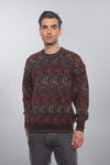 Invisible World Men's Pullover Red / Small Pando Men's Alpaca Sweater