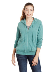 Women's Zip Up Cashmere Hoodie - Cashmere Cardigan Sweater w Pockets –  Invisible World US